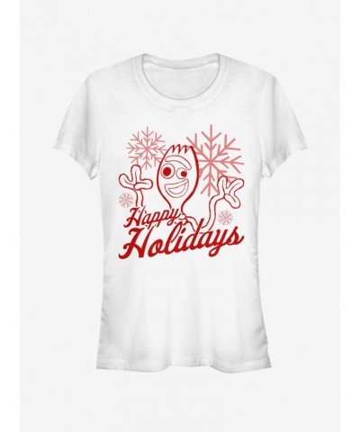 Disney Pixar Toy Story Forky Holidays Girls T-Shirt $6.15 T-Shirts