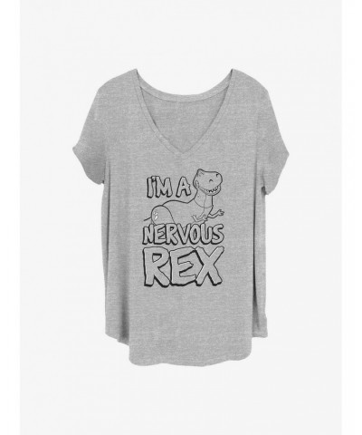 Disney Pixar Toy Story Nervous Rex Girls T-Shirt Plus Size $6.94 T-Shirts