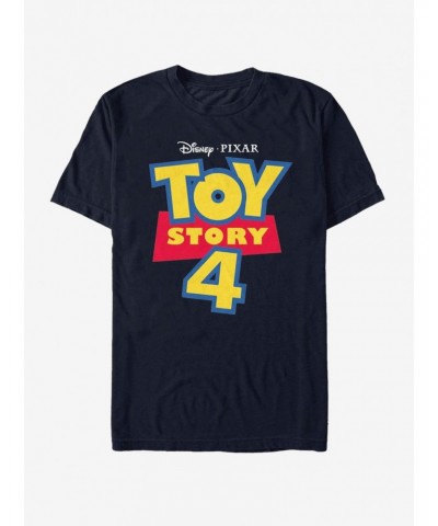 Disney Pixar Toy Story 4 Full Color Logo T-Shirt $4.85 T-Shirts