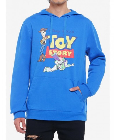 Disney Pixar Toy Story Buzz & Woody Vintage Distressed Hoodie $10.12 Hoodies