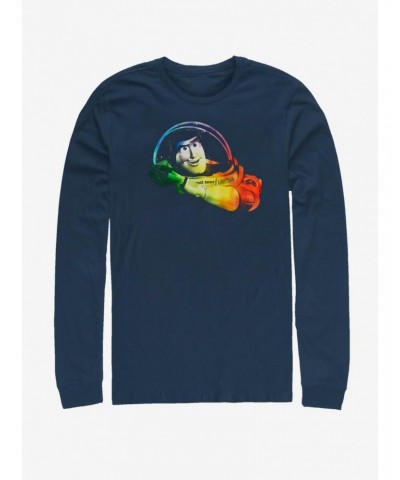 Disney Pixar Toy Story Rainbow Buzz Long-Sleeve T-Shirt $10.53 T-Shirts