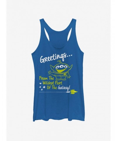 Disney Pixar Toy Story Alien Greeting from Wild Galaxy Girls Tank Top $9.12 Tops