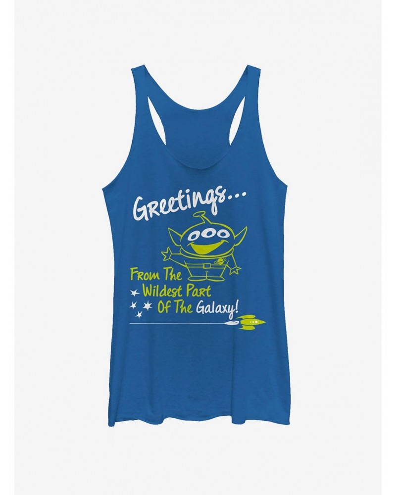 Disney Pixar Toy Story Alien Greeting from Wild Galaxy Girls Tank Top $9.12 Tops