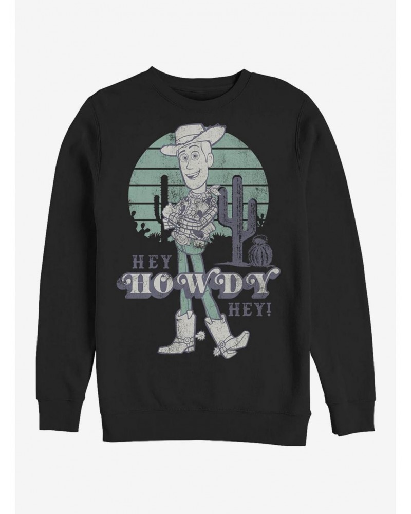 Disney Pixar Toy Story 4 Howdy Hey Crew Sweatshirt $10.92 Sweatshirts