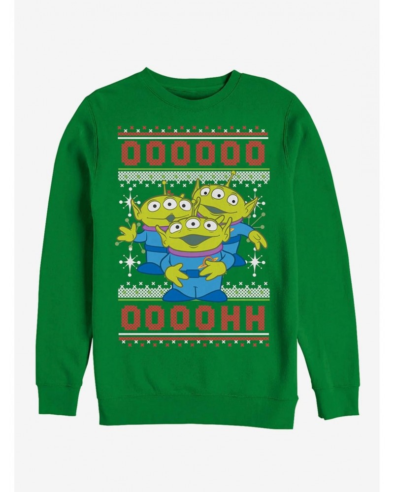 Disney Pixar Toy Story Ugly Christmas Sweater Alien Sweatshirt $14.17 Sweatshirts