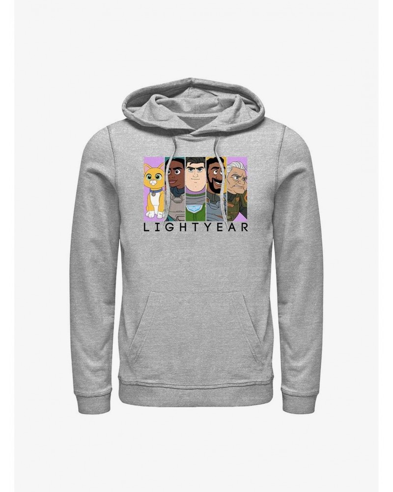 Disney Pixar Lightyear Group Panels Hoodie $15.09 Hoodies